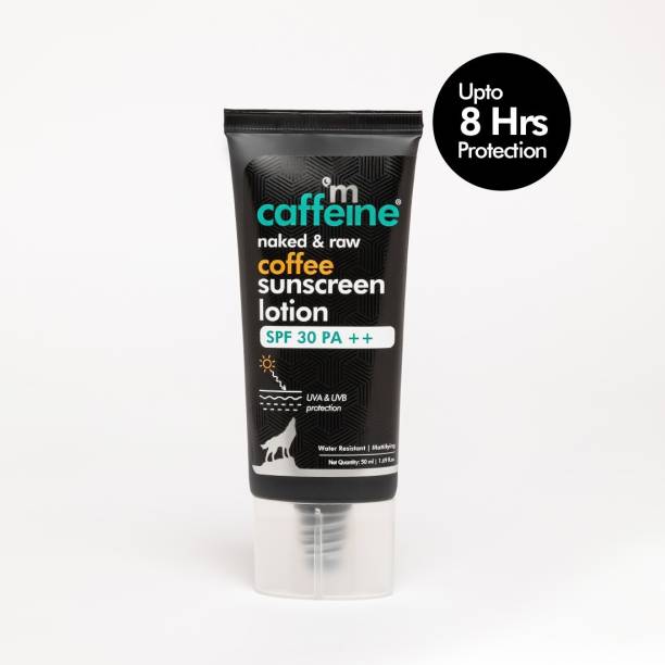 MCaffeine Coffee Sunscreen Lotion SPF 30 PA++ | Lightweight Matte Skin Cream | Women & Men - SPF 30 PA++
