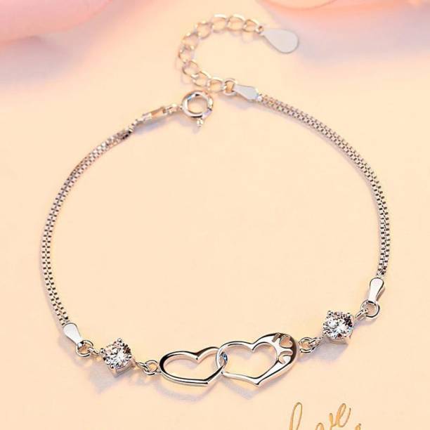 MYKI Alloy Silver Coated Bracelet