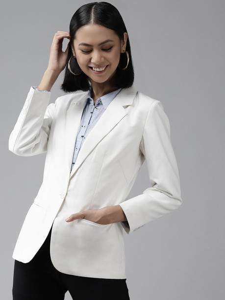 Half Slip Womens Readymade Blazers 