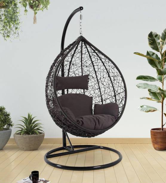 Urban Classic Swing chair With Stand And Cushion Iron Hammock