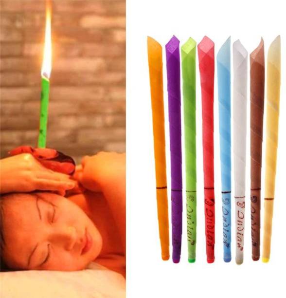 Acs Pack of 10 Ear Candles for With Ingredients for Ear Treatment, Wax Removal Cleaner and Coning Treatment Massager