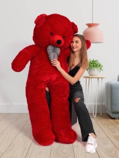 stuffed toy 3 feet red teddy bear  - 90.1 cm