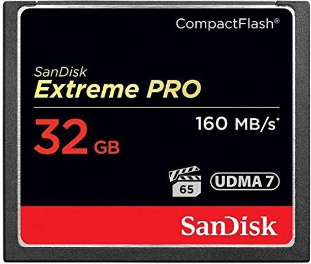 SanDisk Extreme PRO 32 GB Compact Flash Class 10 160 MB/s Memory Card