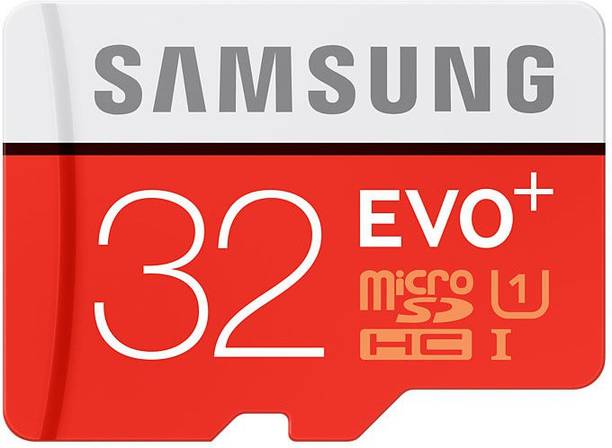 Samsung Evo Plus 32 GB MicroSDHC Class 10 80 MB/s  Memory Card
