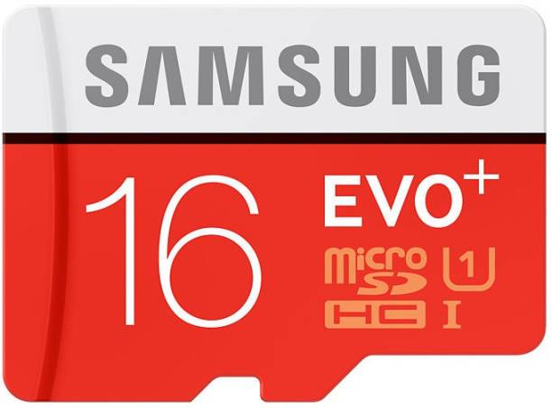 Samsung Evo Plus 16 GB MicroSDHC Class 10 80 MB/s  Memory Card