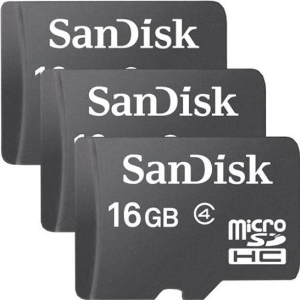 SanDisk Ultra 16 GB MicroSDHC Class 4 48 MB/s  Memory Card