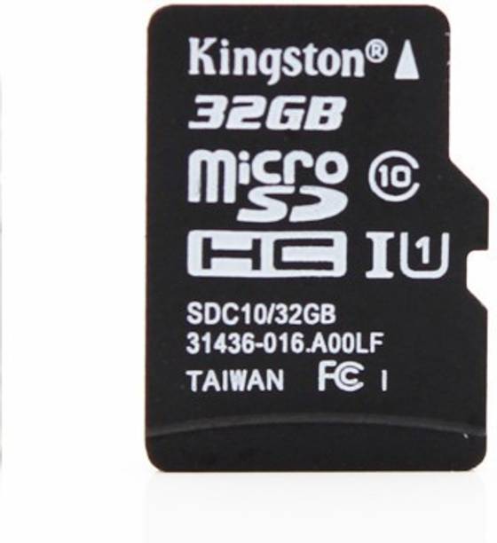 Kingston 32 GB MicroSDHC Class 10 80 MB/s  Memory Card