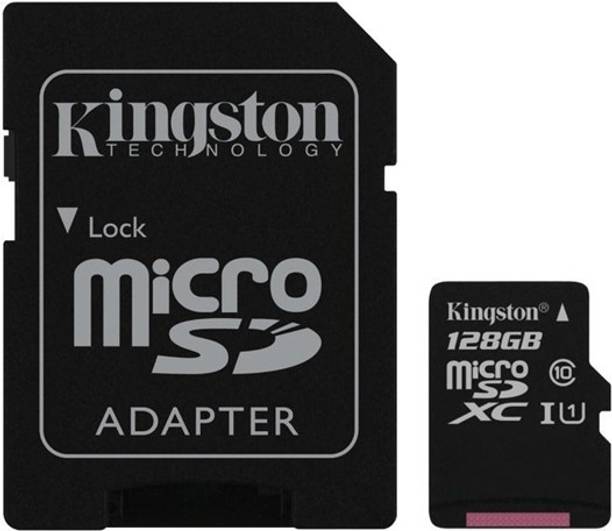 KINGSTON UHS-1 128 GB MicroSDXC Class 10 80 MB/s Memory Card