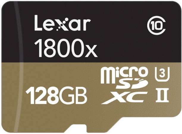 Lexar Professional 1800x 128 GB MicroSDXC Class 10 270 MB/s  Memory Card