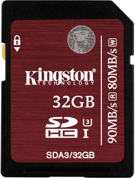KINGSTON 32 GB SDHC Class 10 90 MB/s  Memory Card