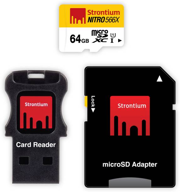 Strontium Nitro 64 GB SDXC Class 10  Memory Card