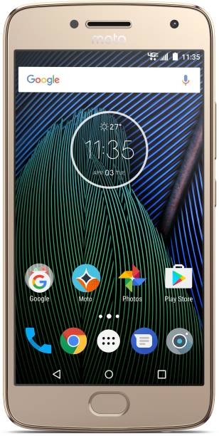 Moto G5 Plus (Fine Gold, 16 GB)