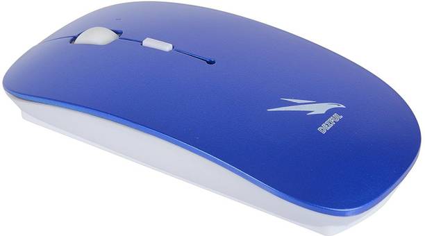 Dezful cute slim blue Wireless Optical Mouse