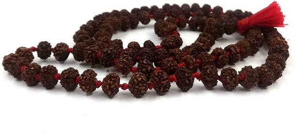 Sitare 108 Beads Rudraksh 6 mm Jupa Mala Wood Chain