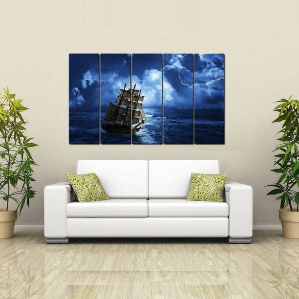 999 Store Ship in the sea Digital Reprint 30 inch x 52 inch Painting