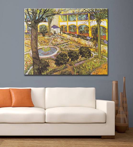 Paintings Under Rs 599 At Flipkart Tallenge Old Masters Collection The Asylum Garden At Arles By Vincent Van Gogh Large