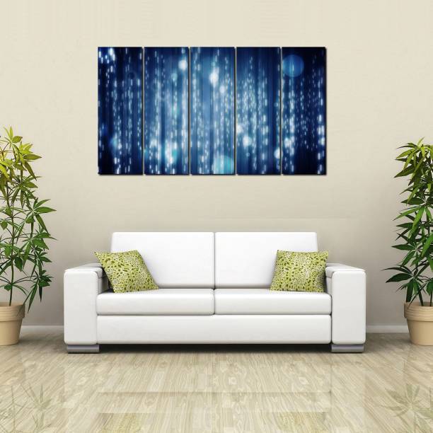 999 Store White lights Digital Reprint 30 inch x 52 inch Painting