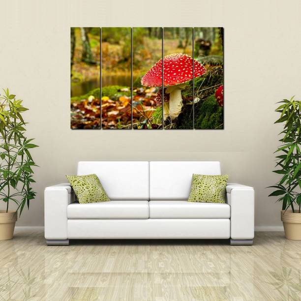 999 Store Pink Mushroom Digital Reprint 30 inch x 52 inch Painting