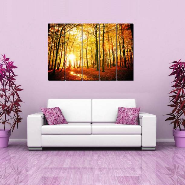 999 Store Forest Trees Digital Reprint 30 inch x 52 inch Painting