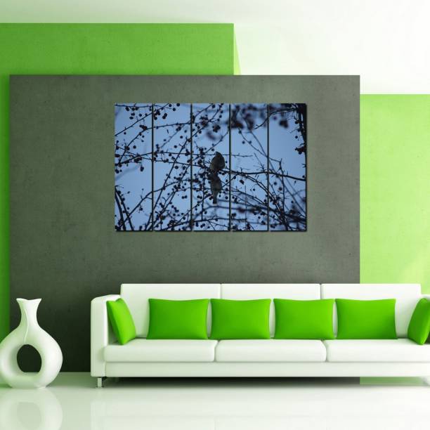 999 Store Birds on tree Digital Reprint 30 inch x 52 inch Painting