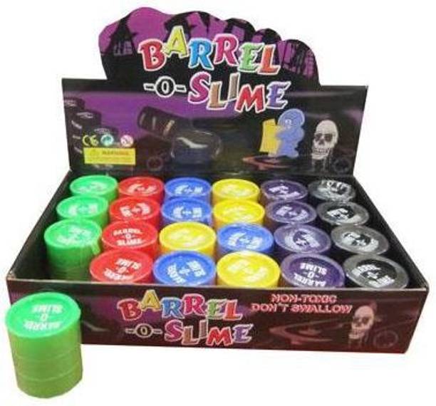 Gooddeals Barrel o Slime 2" Joke Gag Prank Gift set of 12 Gold, Silver