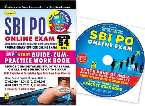 SBI PO Online Exam Self Study Guide - Cum - Practice Work Book (Total 54 Sets) (With CD)