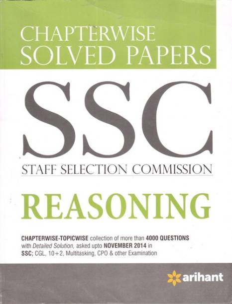 SSC Reasoning Chapterwise Solved Papers 1999 - Till Date