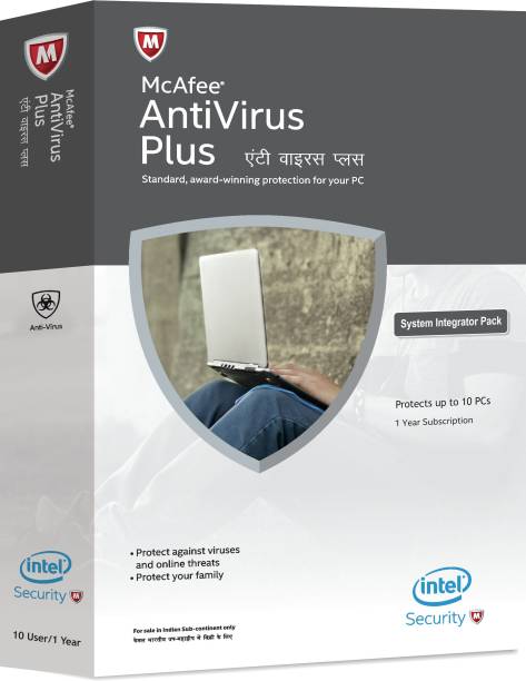 McAfee Anti-virus 10.0 User 1 Year