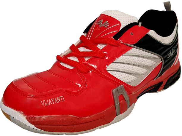 Men/'s Badminton Shoes FIRE FLY EXCEL White Red Tennis Outdoor Sports Racquet
