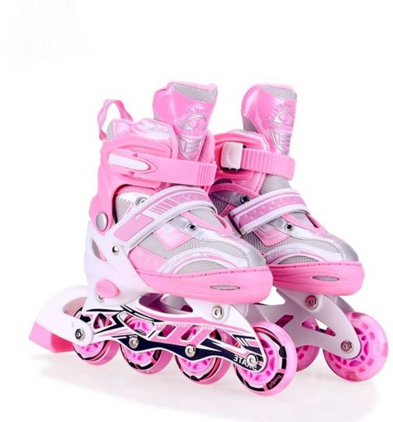 Hoteon Skating Shoe have different size and with PU LED wheel In-line Skates - Size 5.5-7.5 UK
