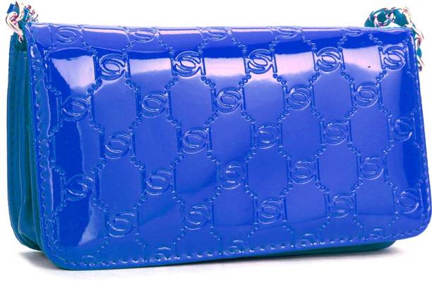 Bebe Handbags Clutches Online At Best Bebe Casual Blue Clutch