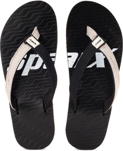 sparx men black flipflop