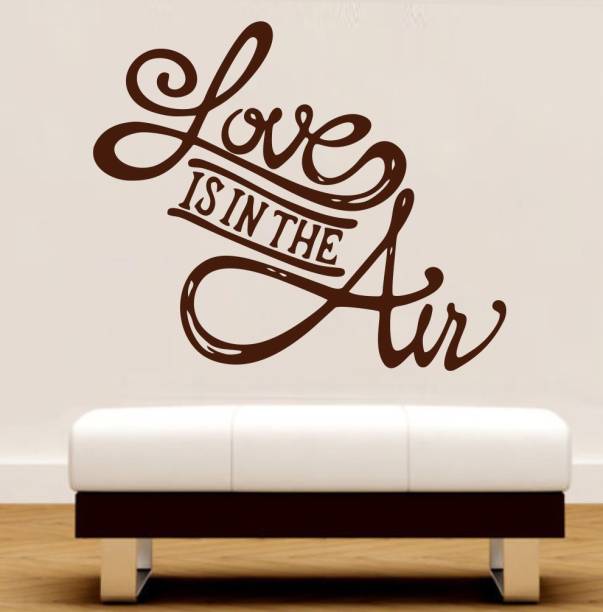 creatick Studio Love is in The Air Wall Decal Large Self Adhesive Sticker