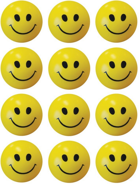 soft smiley ball