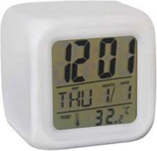 Alarm Clock At Best S Flipkart Com Color Change Digital White Clock