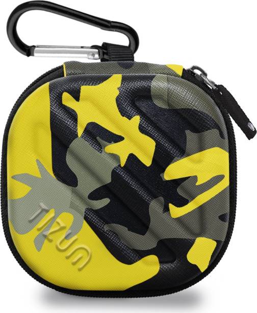 Tizum Earphone Carrying Case - Multi Purpose Pocket Storage Travel Organizer for Headphone, Pen Drives, Memory Card, Cable