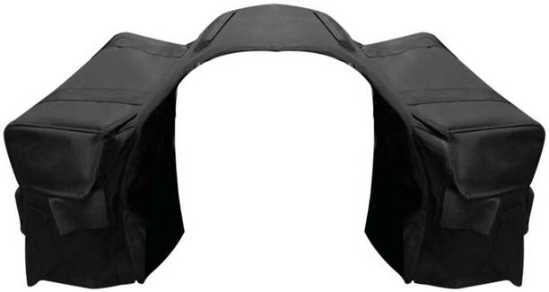 Saddle Bags Online At Best Prices In India Auto Hub Double Side Black Fabric Motorbike Saddlebag