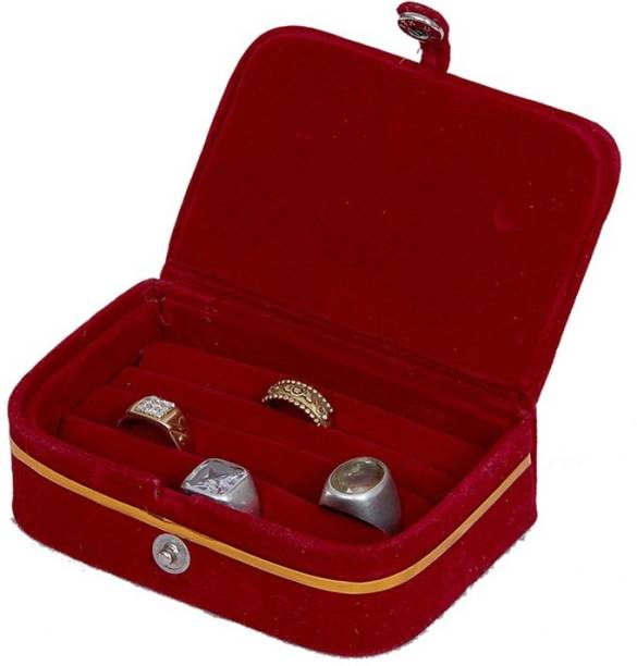 KUBER INDUSTRIES Velvet Jewellery Vanity Box