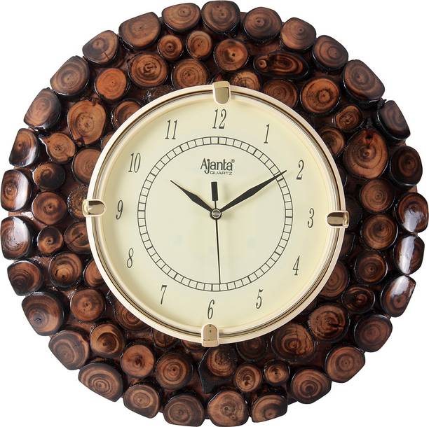 Wooden Wall Clocks Buy Wooden Wall Clocks Online At Best Prices In India Flipkart Com