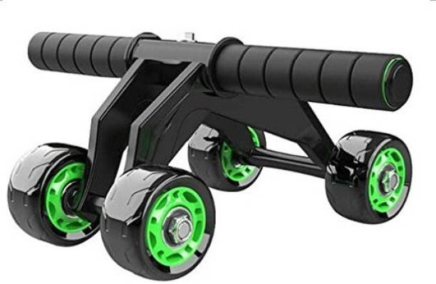 ADONYX AB Roller 4 wheel Abdominal Exerciser Fitness Home Workout 6 Pack Ab Exerciser