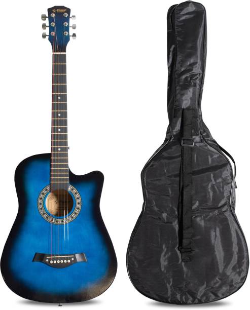 Flipkart SmartBuy RS-AG38 BL Acoustic Guitar Linden Wood Plastic Right Hand Orientation