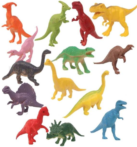 Super Toy Realistic Animal Figure Dinosaur Toys for Kids Animal Figure Playset - 12