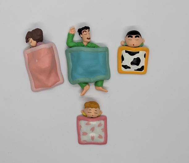 Lil Tara Shinchan family sleeping cute collectible figures (Set of 4)
