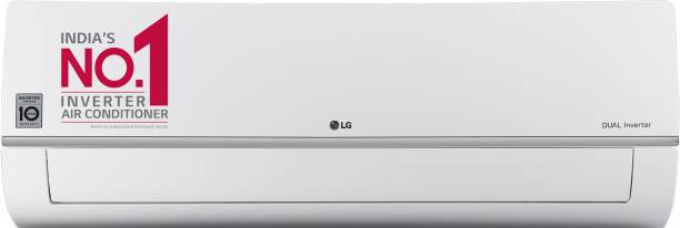 LG AI Convertible 6-in-1 Cooling 2023 Model 1.5 Ton 5 Star Split AI Dual Inverter 4 Way Swing, HD Filter with Anti-Virus Protection AC  - Silver Deco