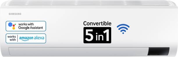 SAMSUNG Convertible 5-in-1 Cooling 2023 Model 1.5 Ton 3 Star Split Inverter AC with Wi-fi Connect  - White Price in India
