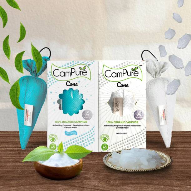 CamPure Camphor Original & Bhimseni Air Freshener Potpourri