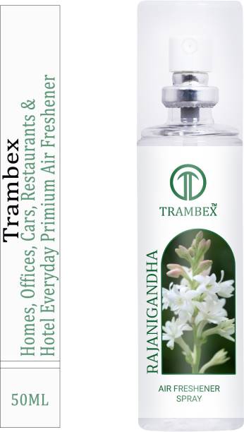 Trambex Pure Air Effect Rajanigandha car,home,office,room air freshener Spray