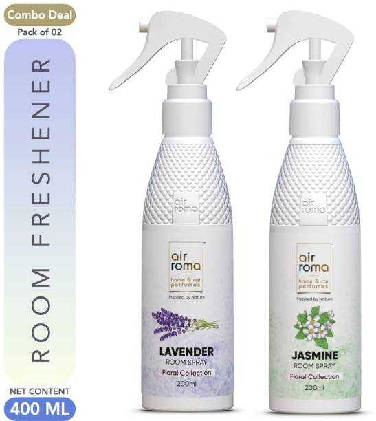 Airroma Jasmine Flower, Lavender Fresh Spray, Blocks, Diffuser