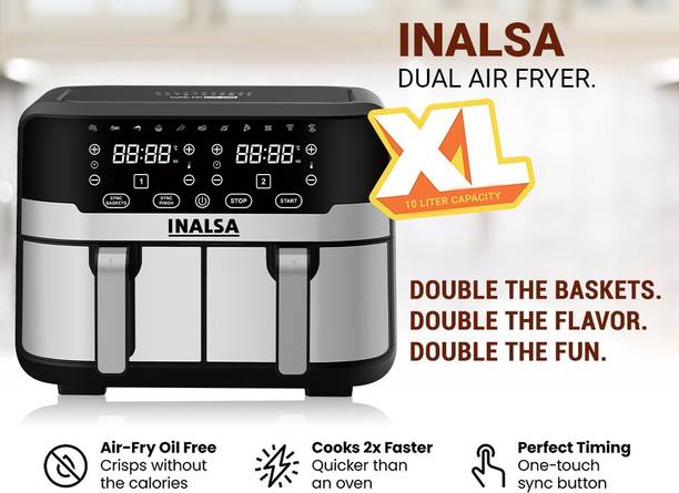 Inalsa nutri fry digital air fryer top