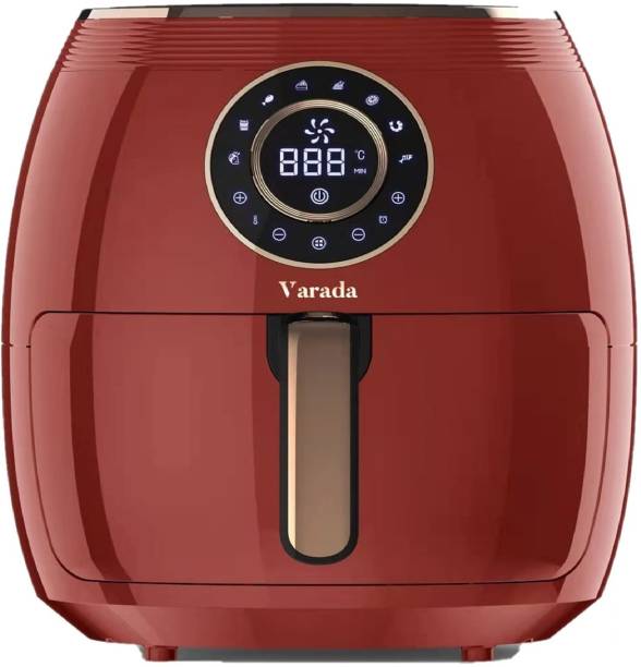 varada MAX 6.5L air fryer with digital touch display (Red) Air Fryer
